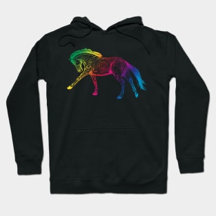 Rainbow Horse Hoodie